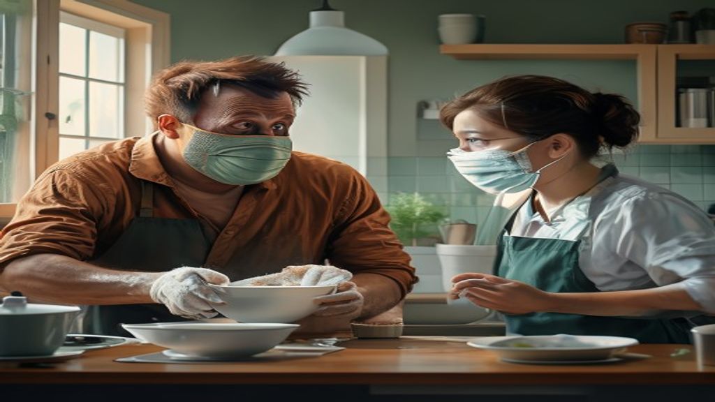Spons cuci piring berlumut menyebarkan bakteri berbahaya.