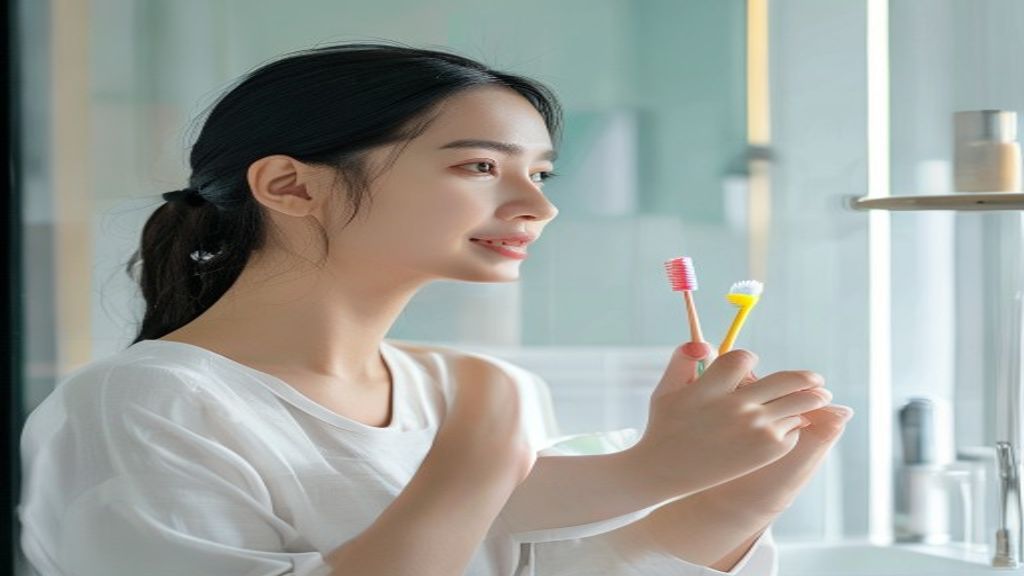 Sikat gigi diletakkan jauh dari toilet untuk menghindari kuman