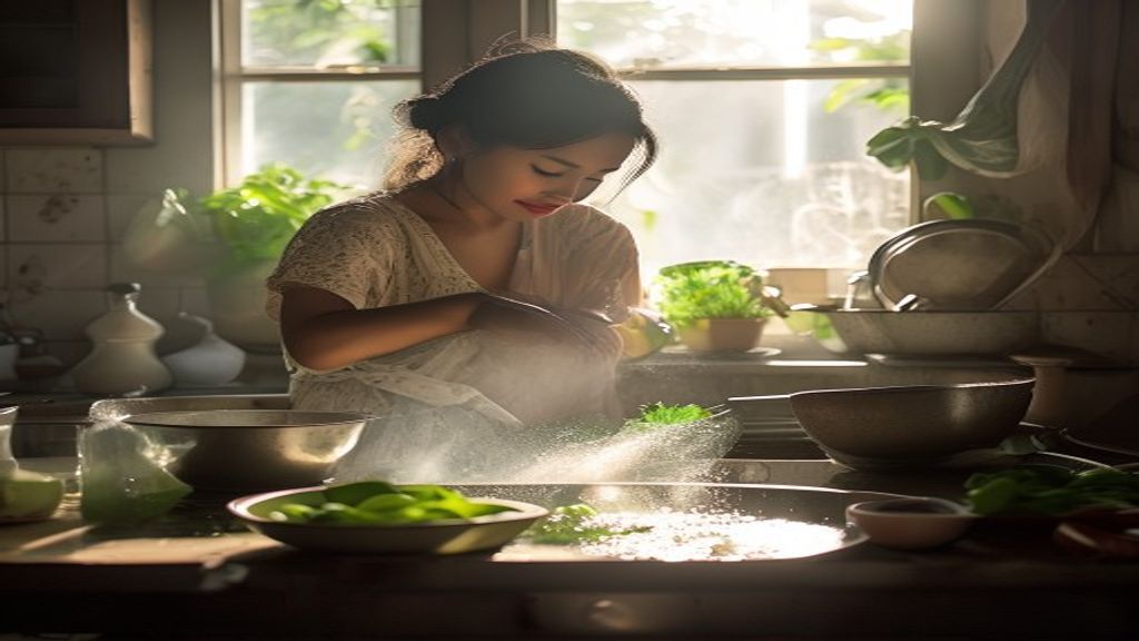Mencuci sayur dengan benar untuk menghilangkan pestisida dan cacing