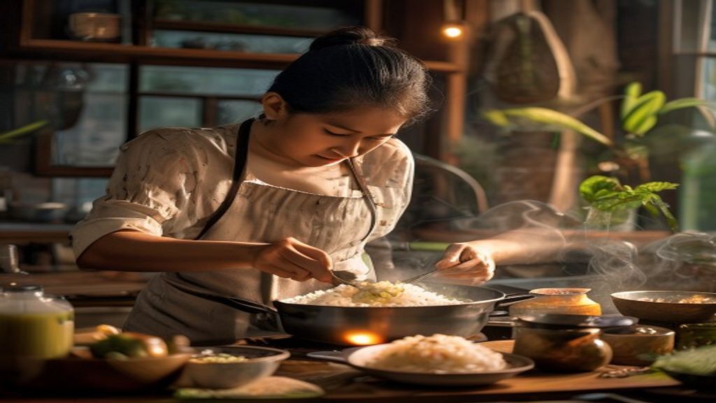 Gambar cara memasak nasi rendah gula untuk penderita diabetes