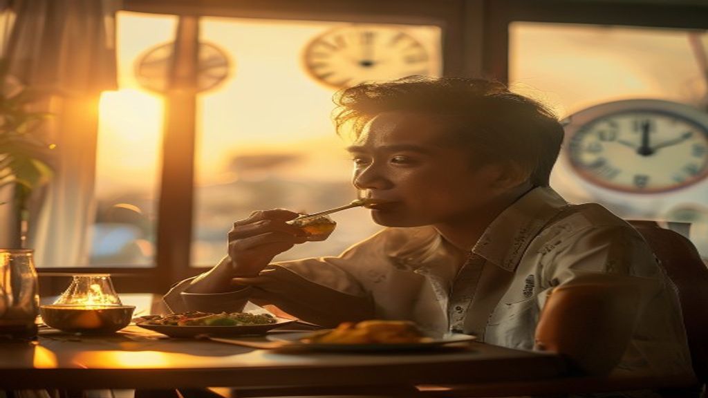 Mengatur waktu makan malam untuk mengatasi perut buncit