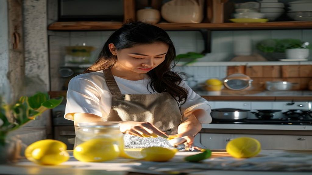 Cara praktis menghilangkan bau amis di dapur setelah memasak ikan dengan bahan alami.