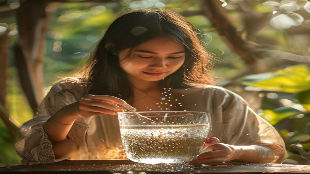 Biji selasih sebagai pendingin alami tubuh saat cuaca panas
