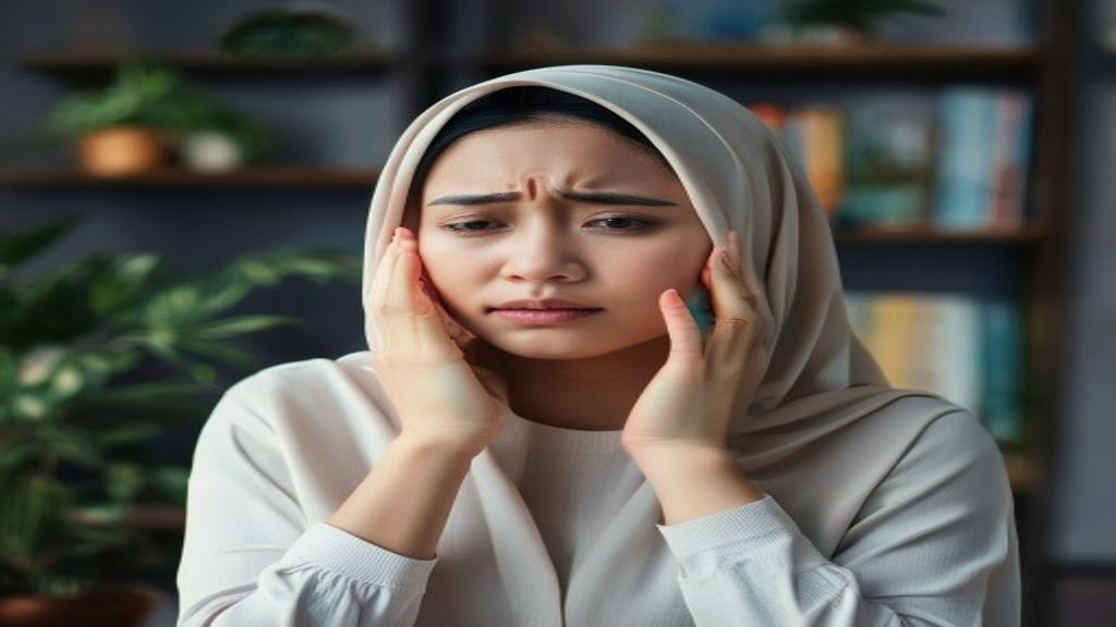 Menangis sebagai pelepasan beban emosional yang terpendam.