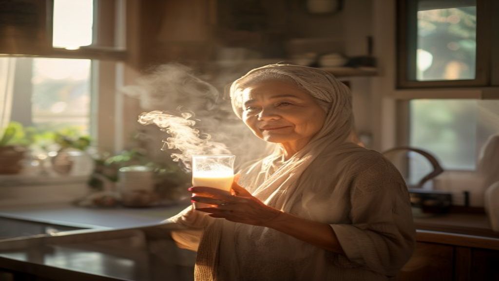Manfaat susu kedelai untuk wanita menopause: mendukung hormon, mengurangi hot flash, dan menjaga kesehatan tulang.