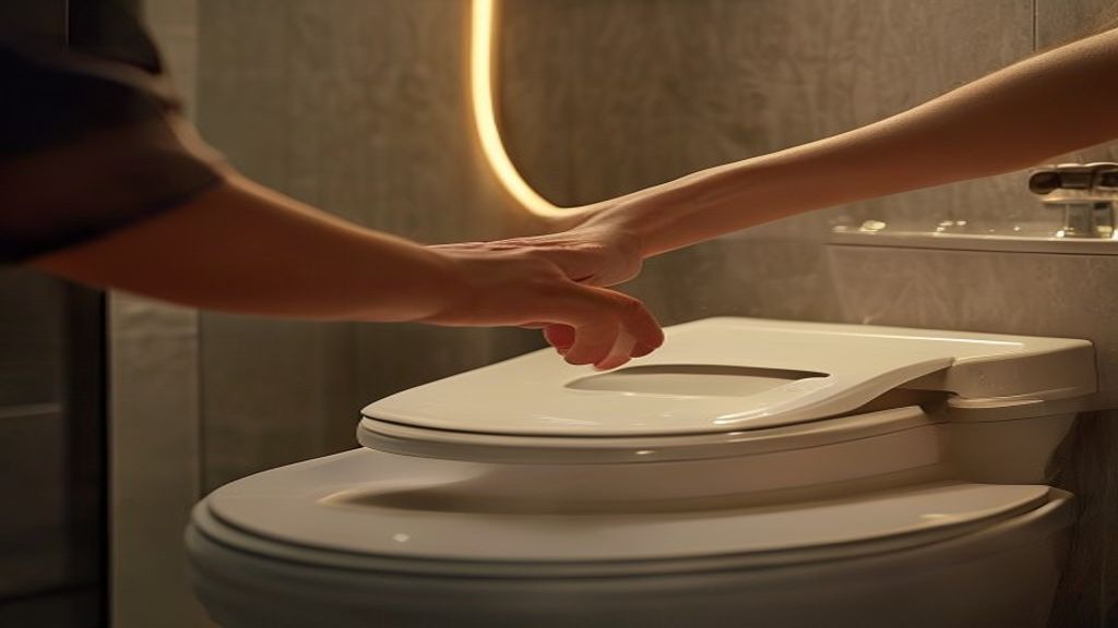 Menutup kloset sebelum flush mencegah penyebaran kuman, bau tak sedap, serta menjaga kebersihan kamar mandi.