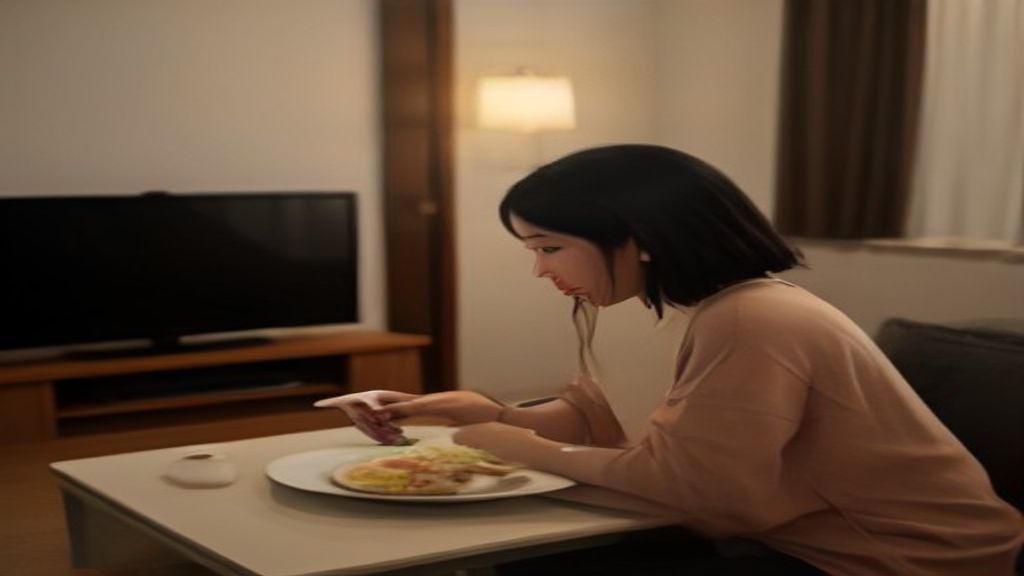 Makan sambil menonton TV atau main gadget dapat meningkatkan risiko kesehatan.