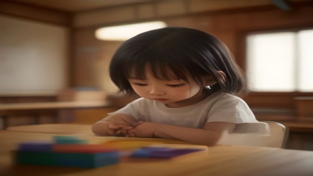 Anak bermain dengan blok warna‑warni untuk melatih gerakan motorik halus secara menyenangkan.