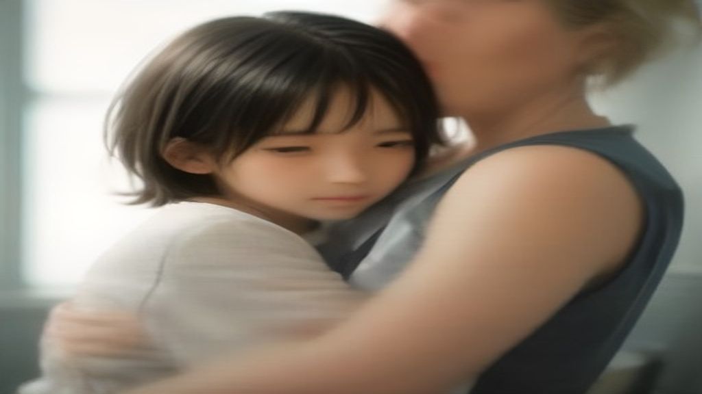 Anak menangis saat disuntik imunisasi